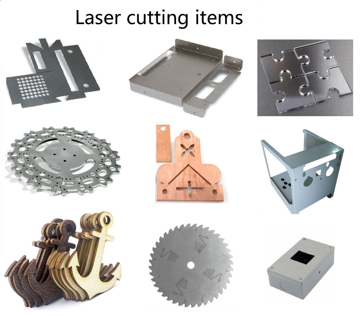 Stainless Steel Laser Cutting Parts Smooth Section Electrical Parts