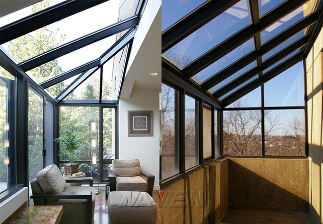 Beautiful Curved Roof Sunroom Freestanding Conservatories Sunrooms