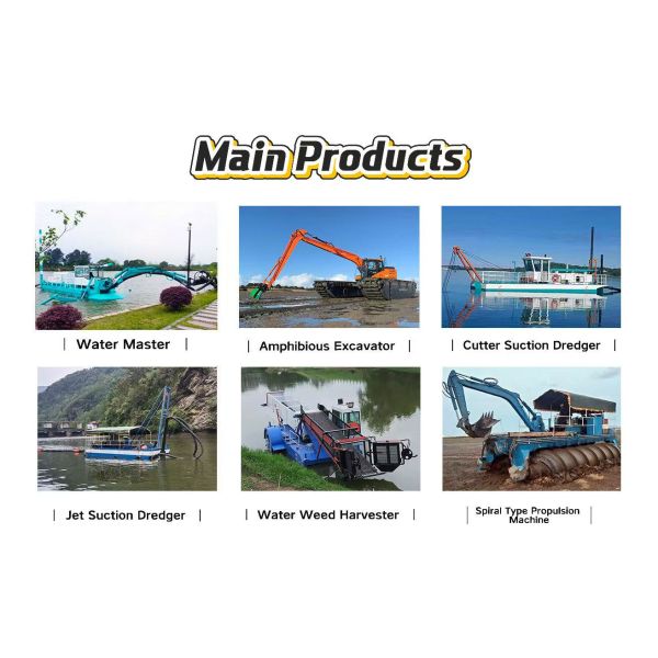 Hydraulic Cutter Suction Dredger with High-Performance Engine and Durable Structure for Wide Discharge Distance