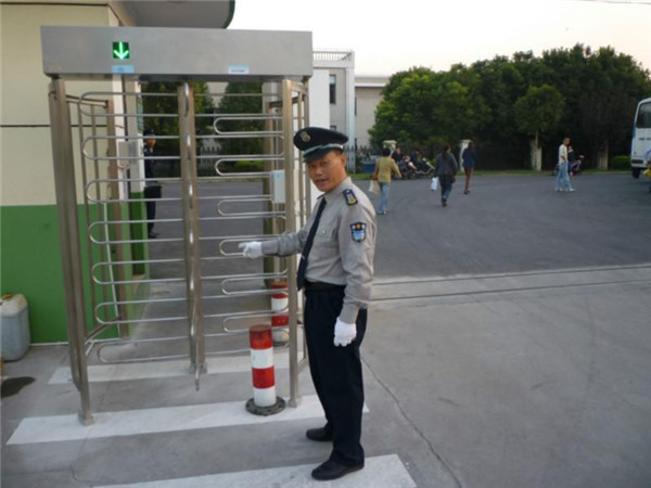 Custom Pedestrian Mechanical Full Height Turnstile Turn Style Gate