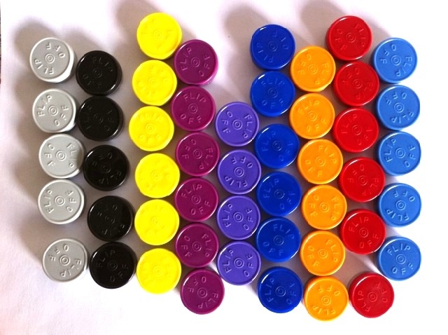 10ml Bottles And Lids 20mm , Plastic Lid Custom Engraved logo Of 10ml Glass Vials 2