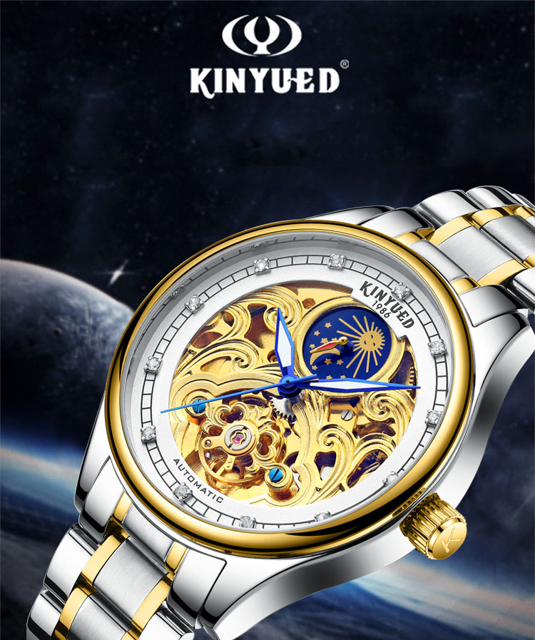 Classic Fashion Tourbillon Mechanical Watch 40mm Dial Diameter Buckle Clasp