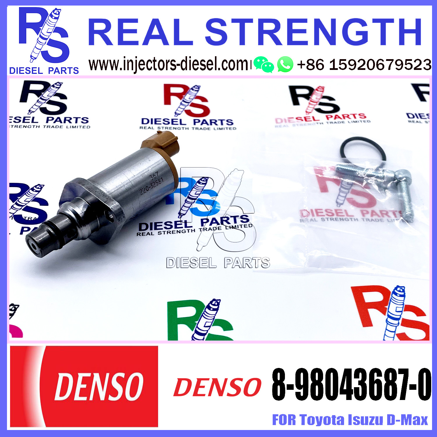 DENSO Suction Control Valve 8-98043687-0 For ISUZU 4HJ1 4HK1 6HK1 Duramax Toyota Dnya S05D,Isuzu D-Max