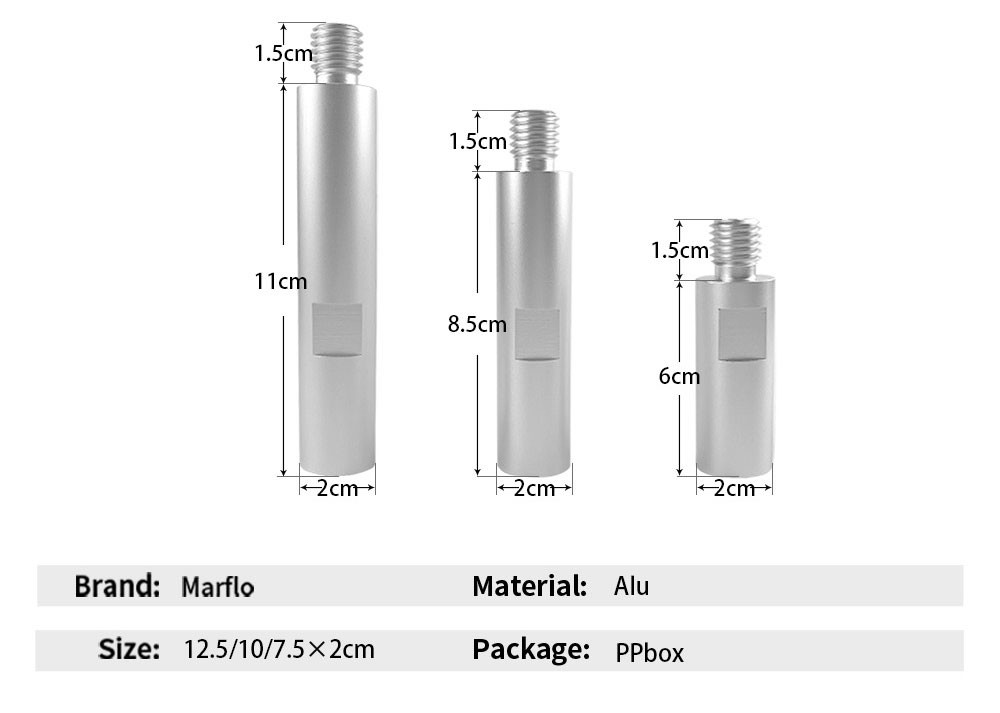 M8 M16 Compact Portable Drill Extension Bar For Polisher Remove Stubborn Stains