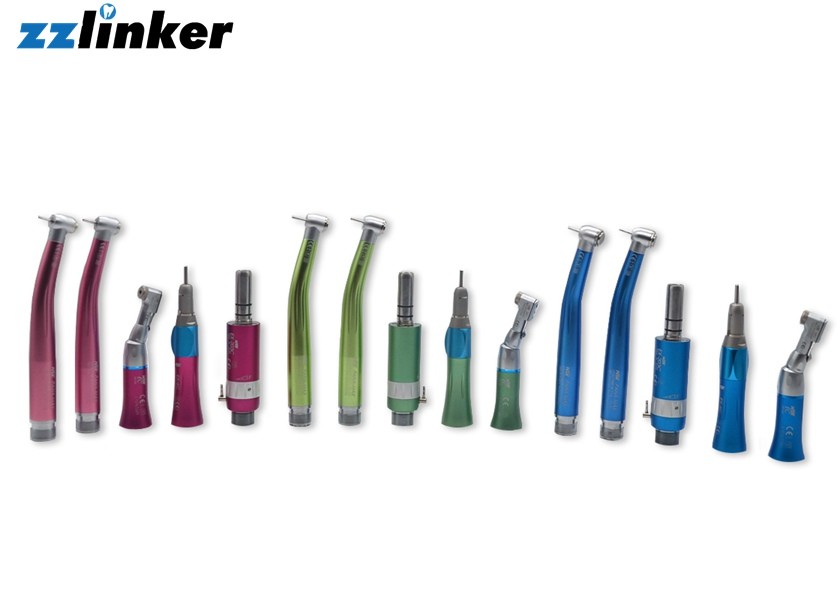Colorful Stainless Steel Dental Turbine Handpiece Dental Handpiece Set