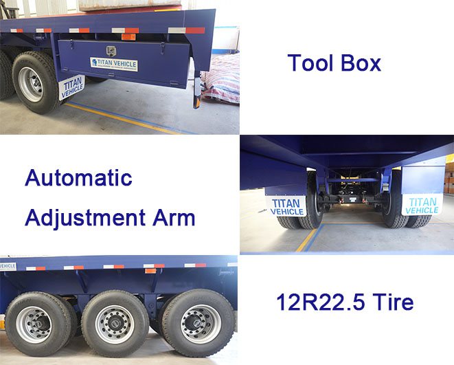 TITAN 4 Axle 56M Extendable Semi Trailer for Sale