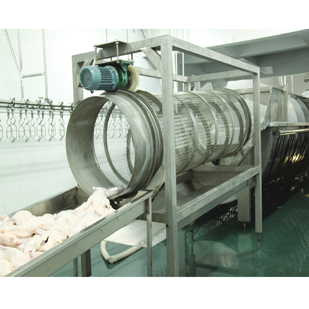 Halal Automatic Slaughtering Machine Pre Cooling Machine For Poultry Plant 100KG