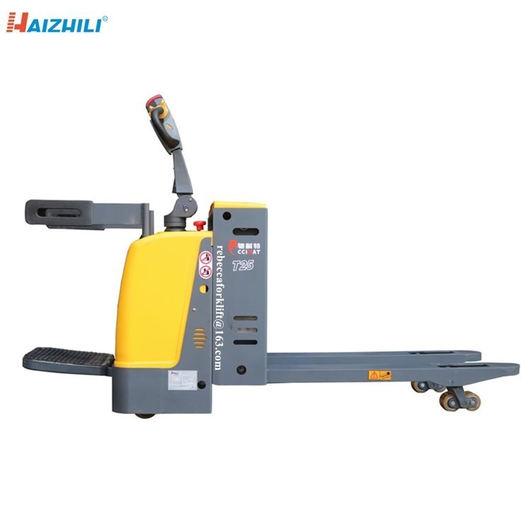 2.5 Ton Industrial Lift Truck , Electric Power Motorised Pallet Jack Compact Design