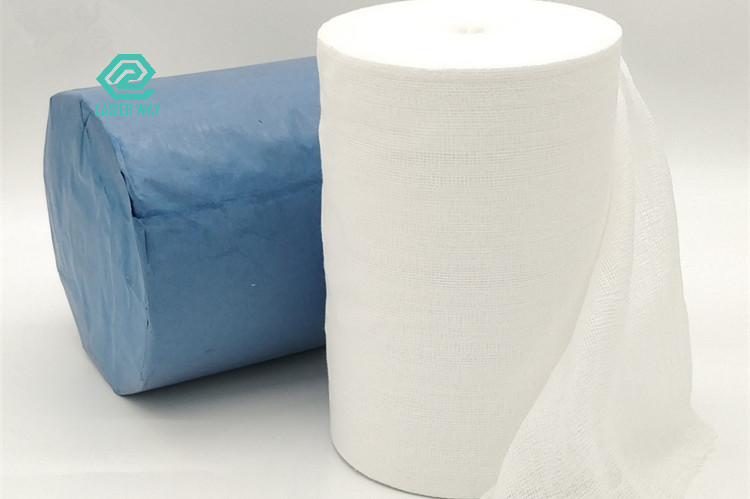Individual Wrapped 36" High Absorbency Medical Dressing Absorbent Gauze Roll
