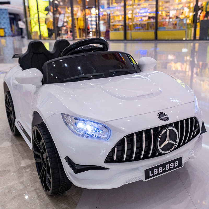 Plastic 2023 Ride On Car Electric Toy For Kids with Cool Lighting and Double Doors