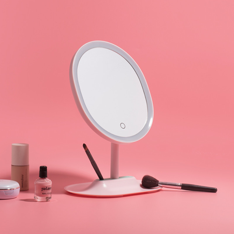 Wholesales Makeup Mirror with LED Soft Ring Lights Touch Sensor Mirror Desktop Mirror