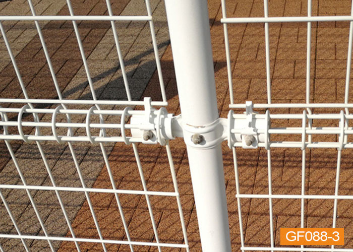 Powder Coated Steel Welded Wire Garden Fence Welded Double Circle