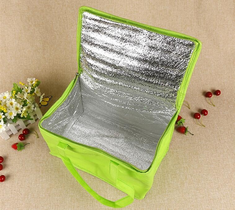 cooler bag waterproof oxford shoulder bag ice pack thermal picnic lunch box vehicle insulation bag for meal drinks pack