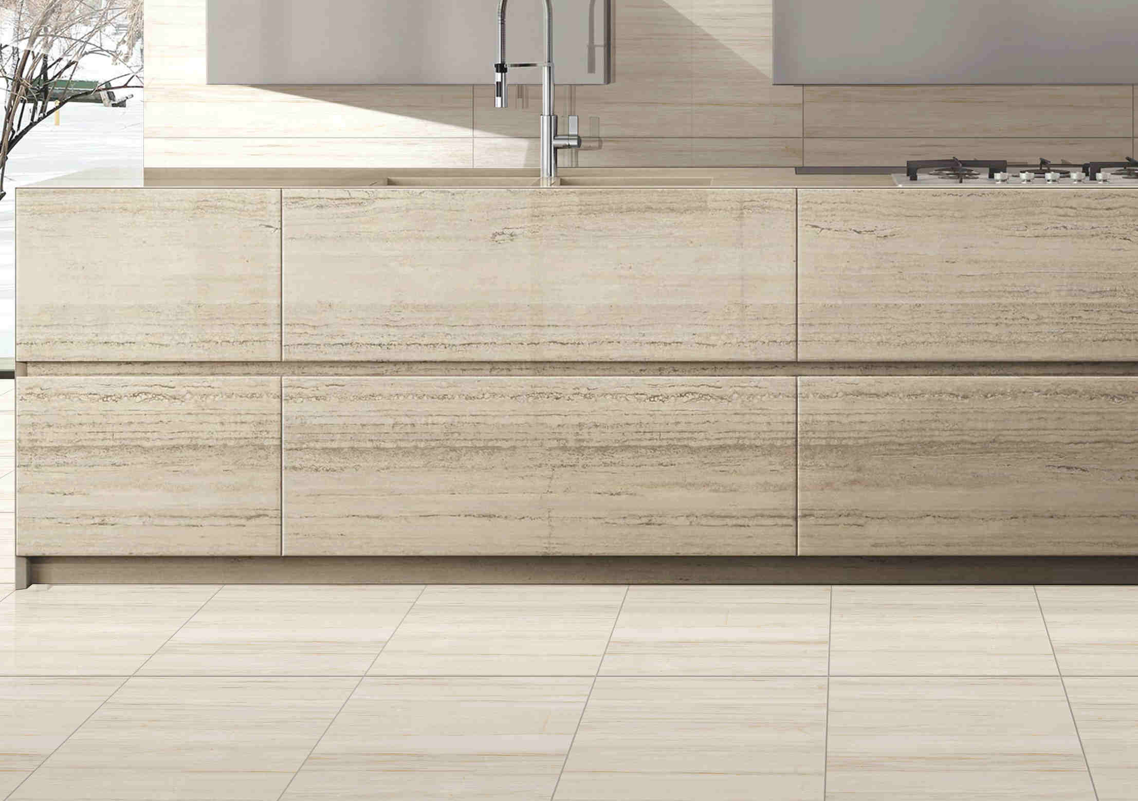 400x800 Mm Modern Porcelain Tile That Looks Like Stone / Modern Bathroom Tiles