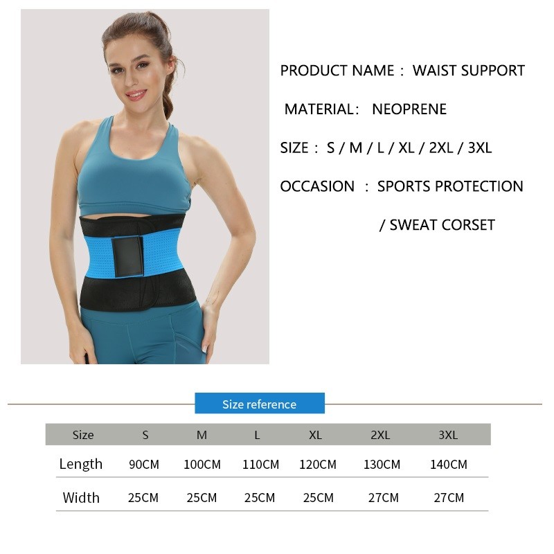 Adjustable Colorful Elastic Waist Support Belt 120cm For Work Out