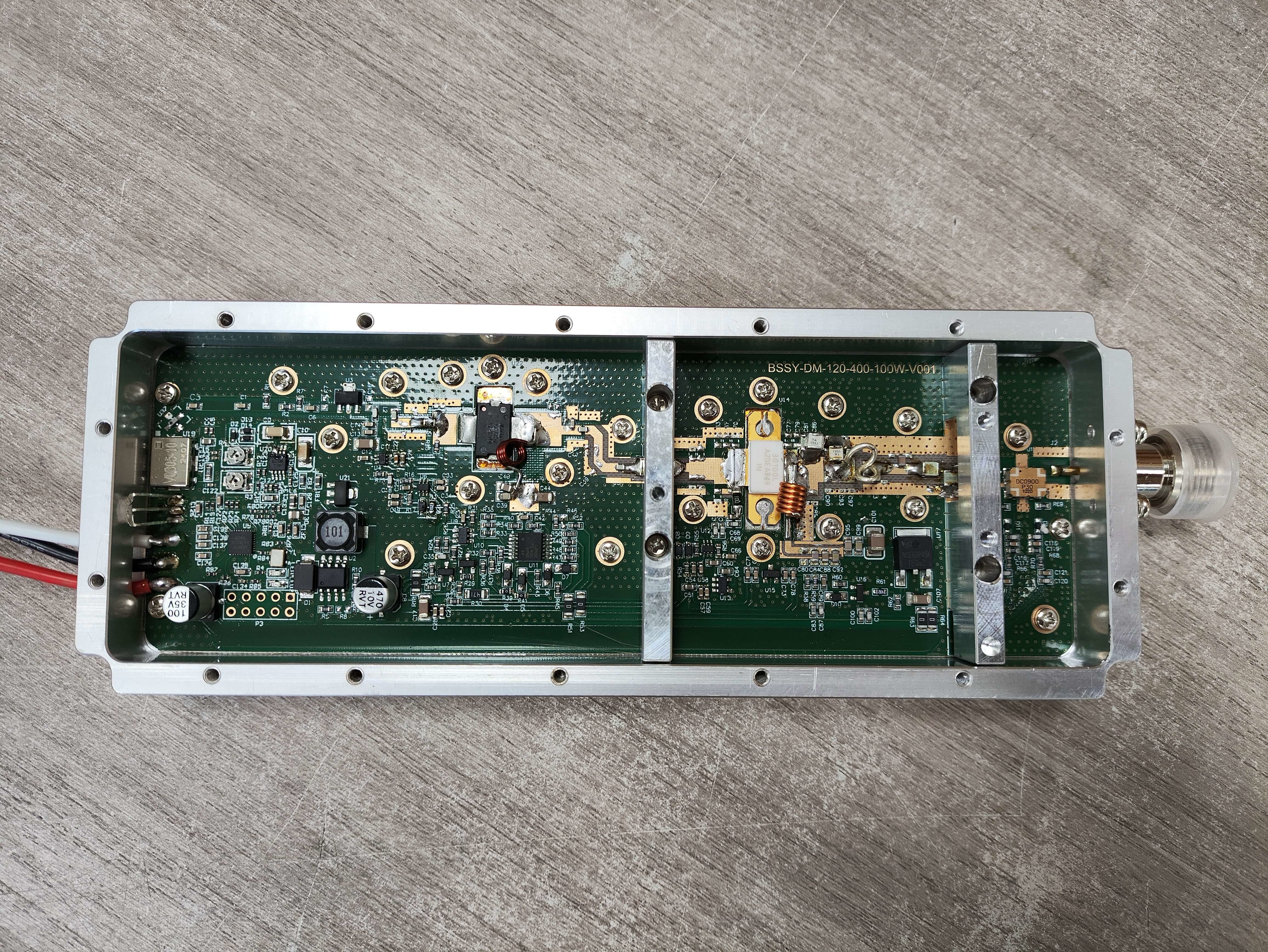 High power 100W120-200MHz 3700-3900MHz VSWR &Temp protection Lora digital FPVDJI drone defense