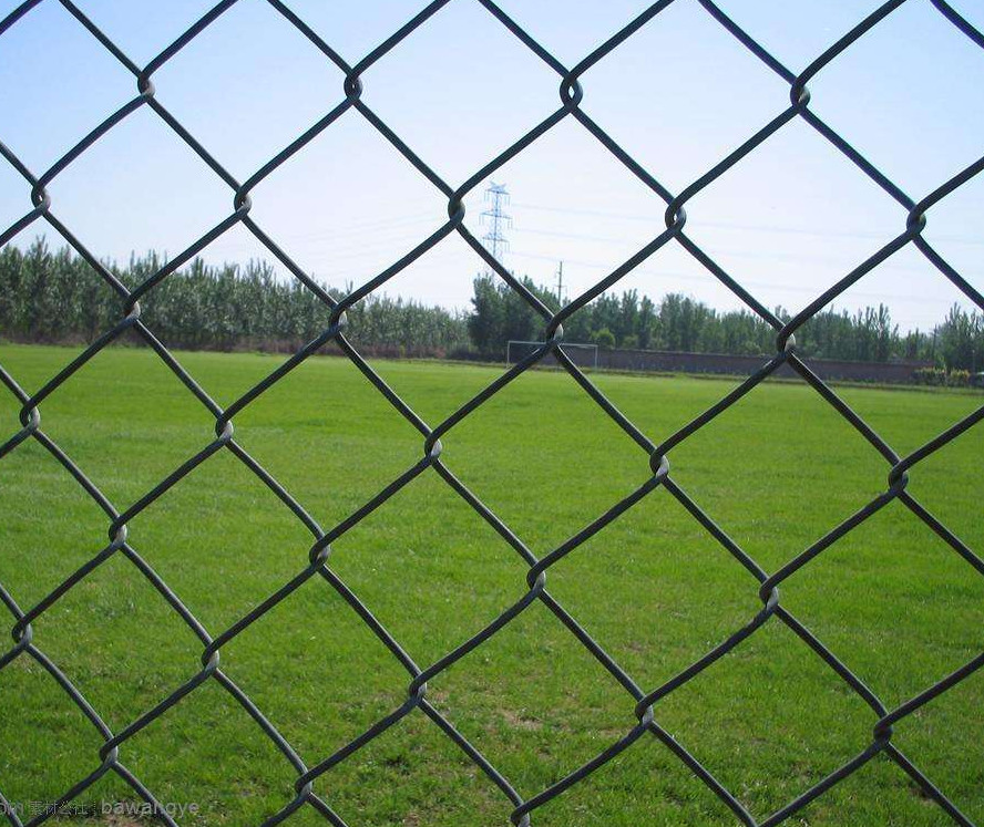 4 Ft 4.8mm Galvanized Chain Link Fence 55x55mm Aperture