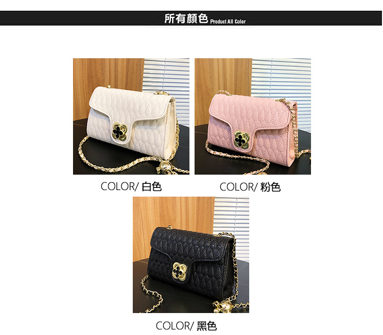 Women Bags Ling Designer Brand Chain Strap Female Handbags PU Crossbody Bag Large Purse