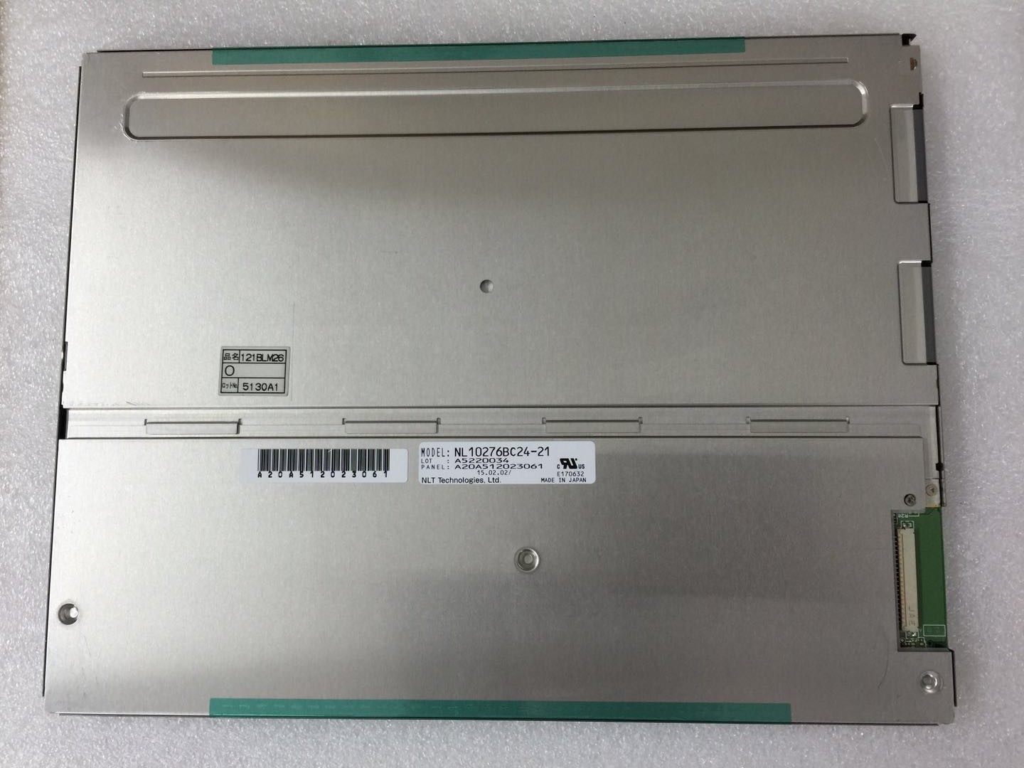 12.1 Inch TFT Display NL10276BC24-21 Wide Temperature Landscape / Portrait Life ≥ 70K hours