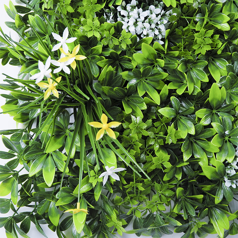 Wedding Artificial Silk Flower Wall Panel Backdrop Hedges Fence Faux Ivy Vine Leaf