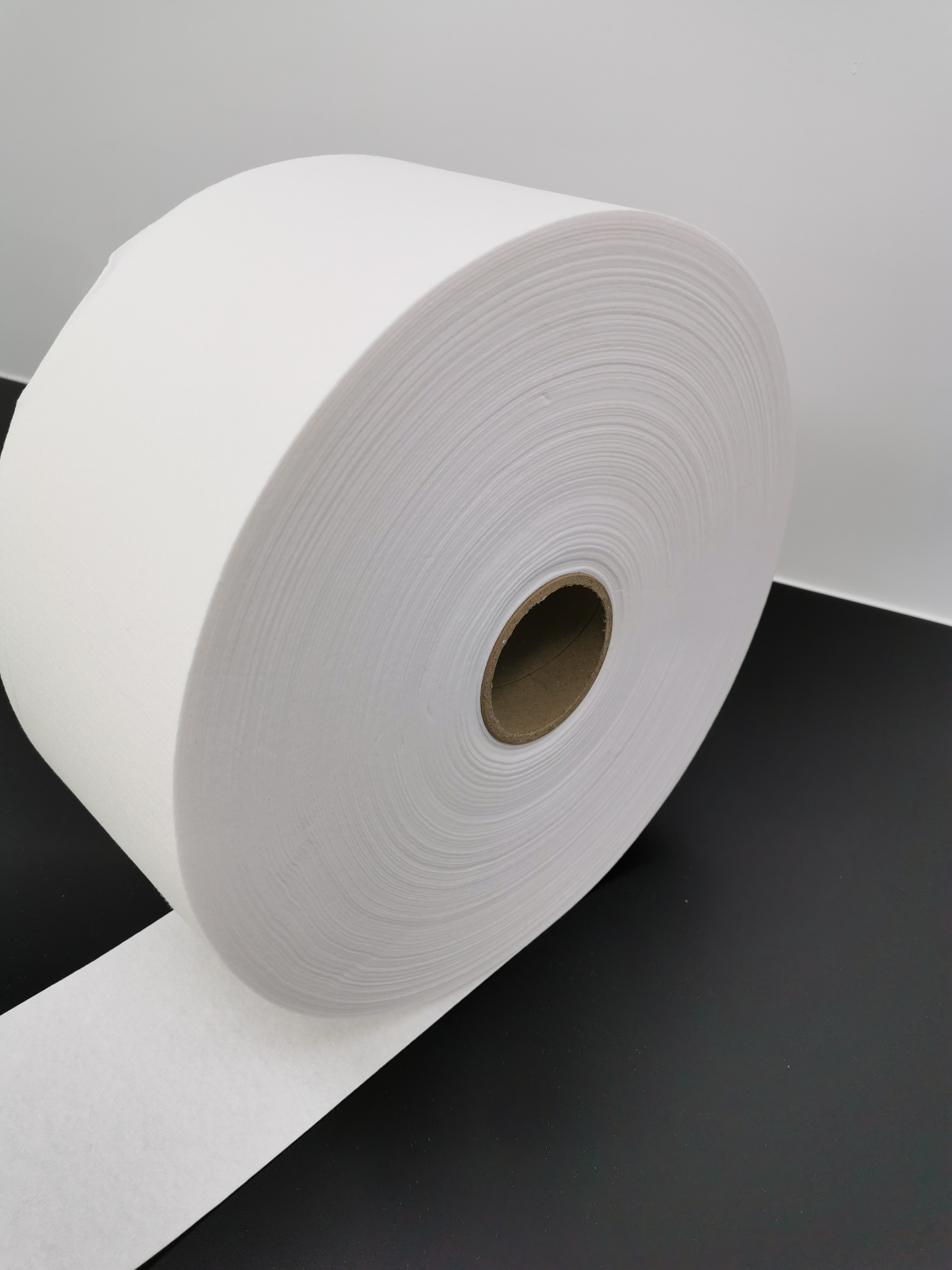 Baby Diaper 40mm width Air Laid Paper Non Woven Fabric Wood Pulp