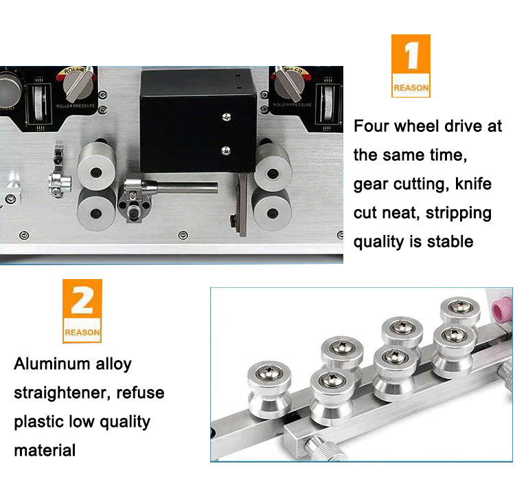 High Speed 10 Square Cable Stripping and Cutting Machine for Conduit Sizes 4/6/8/9/10mm