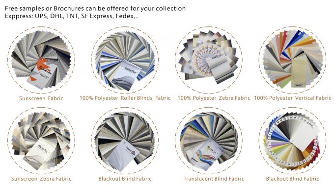 Fireproof And Waterproof White Custom Zebra Fabric For Zebra Shade Blinds 9