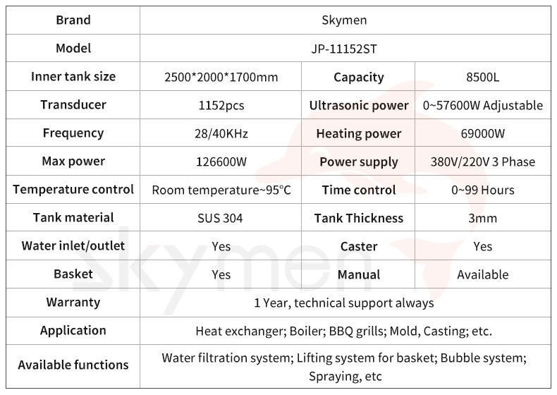4500L Ultrasonic Washing Machine FCC For Graphite Crucible