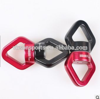 Heavy duty double loop spinning swiveltree swing strap swivel
