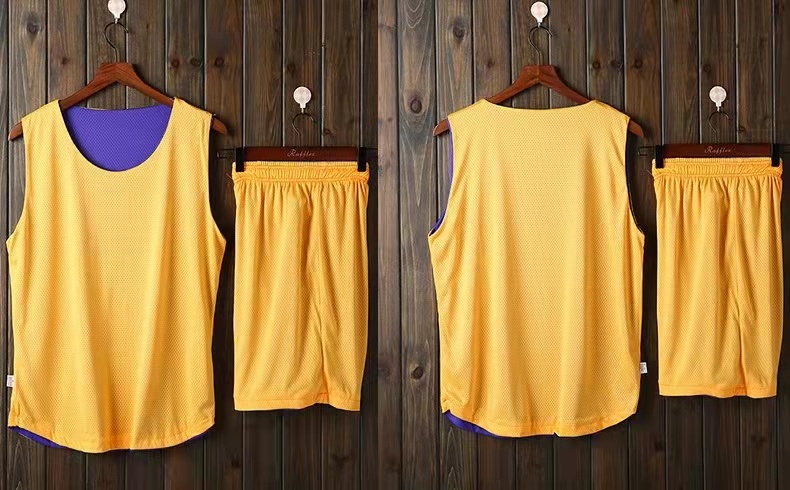Hot sale high quality men's basketball jersey breathable mesh basketball uniform customized with logo