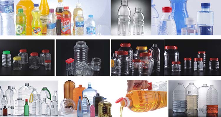High Speed PET Blowing Machine 2cavity Full Automatic for 0.1-2L Beverage Bottles