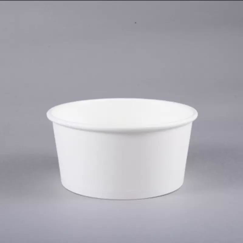 Factory Price Wholesale Restaurant Recyclable White 16oz Disposable Paper Bowl