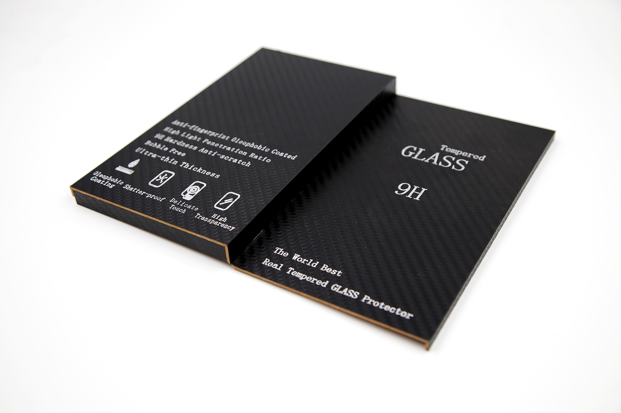 Mobile Screen Protector Tempered Glass Packing Material Box Personalised Printing