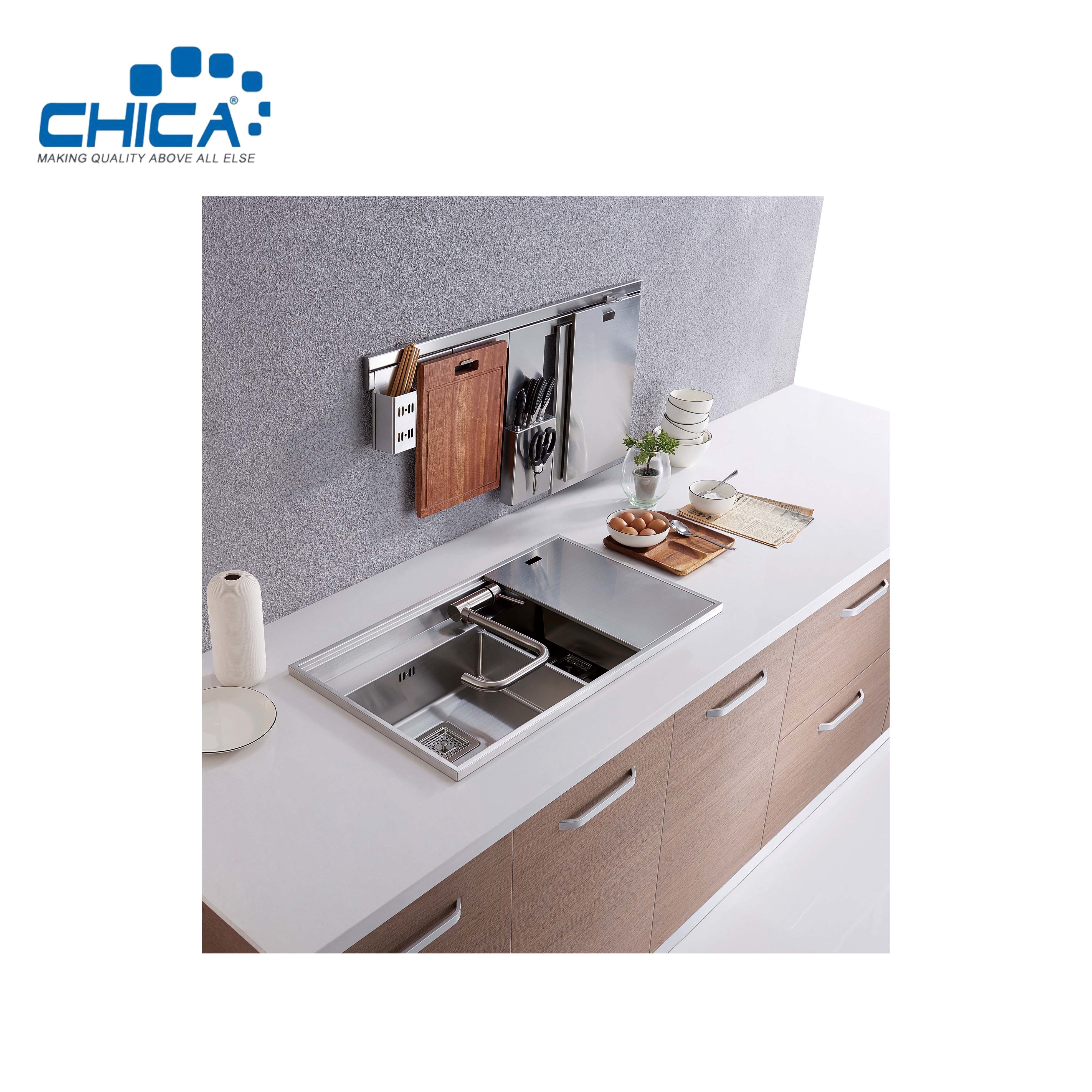 Stainless Steel Kitchen Sink Double Bowl Handmade kitchen Sinks Wish Faucet