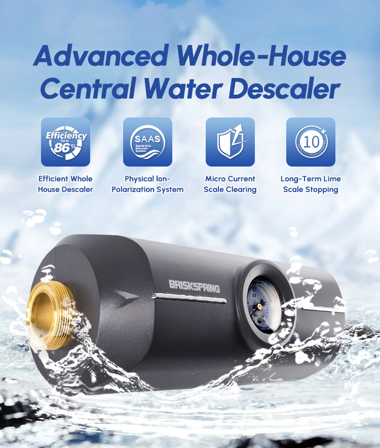 Vertical Installation Water Softener Anti-Scale Scale Removal 1" Connector