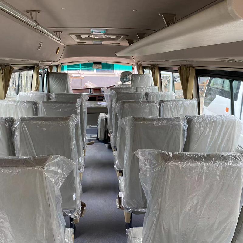 Manual Transmission 25 Seater Used Coaster 30 Seater Bus LHD RHD for Africa Market Sell