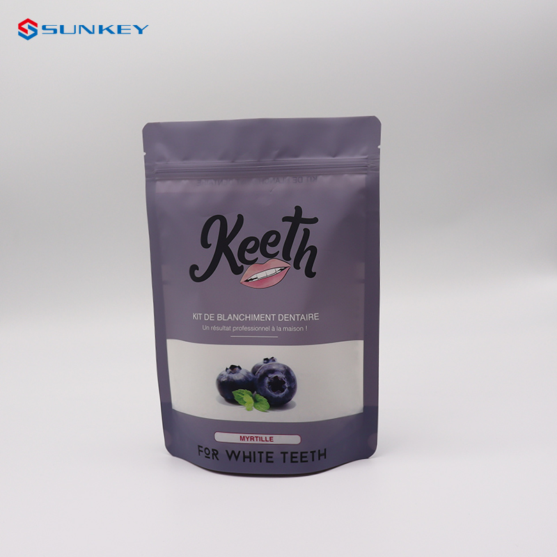 Custom Printing Flat Bottom Laminated Food Packaging Poly Resealable Zipper Pouches