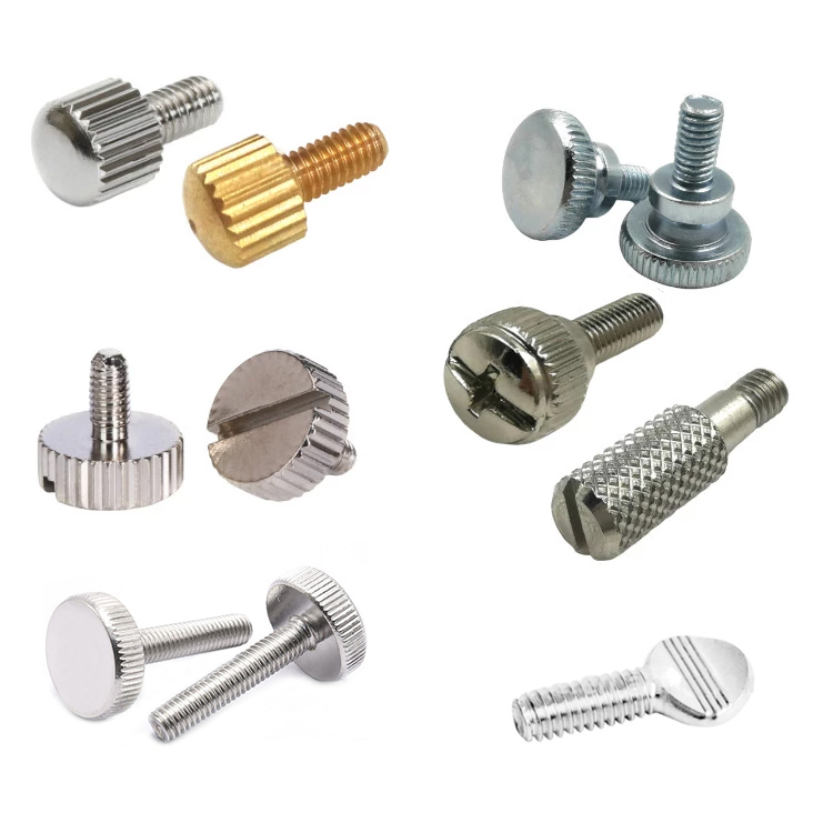 Custom All Sizes Thrumb Butterfly Wing Head Screw Steel Wing Screws With Round Nose