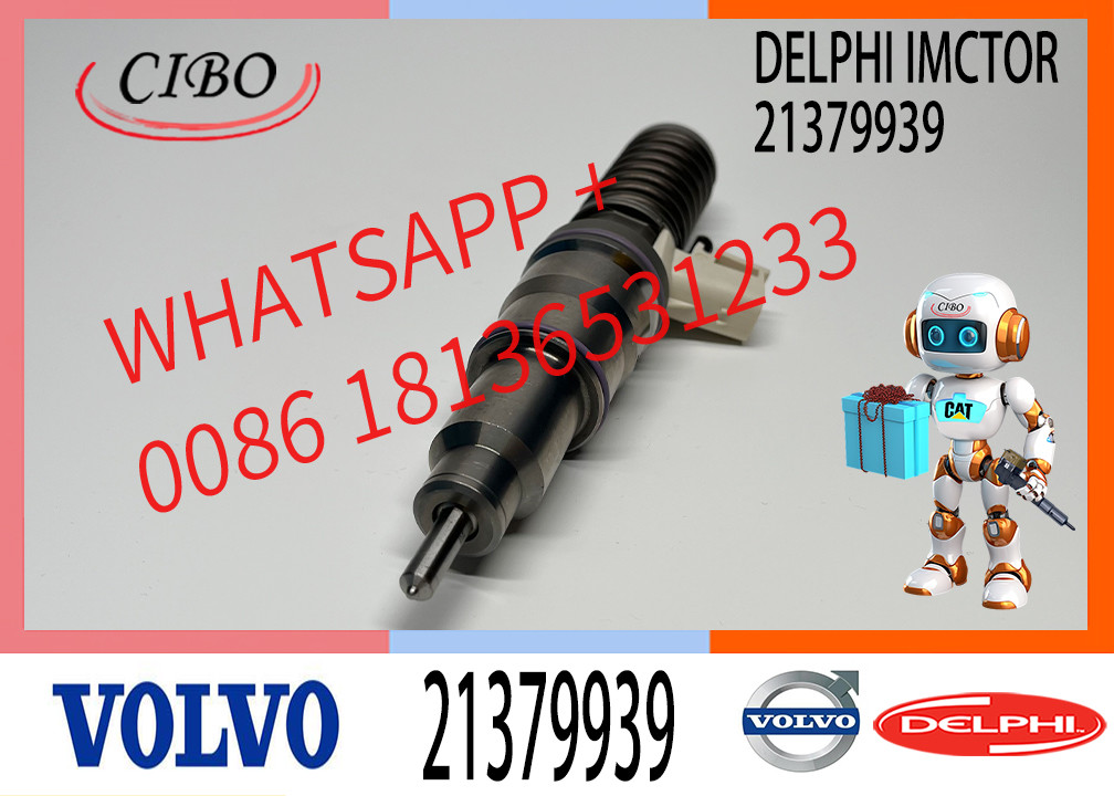 Diesel Fuel Injector 21379939 BEBE4D27002 Injector 4 Pin 2159131 3847790 For VOL-VO Penta MD13 Engine Truck MD13 Engine