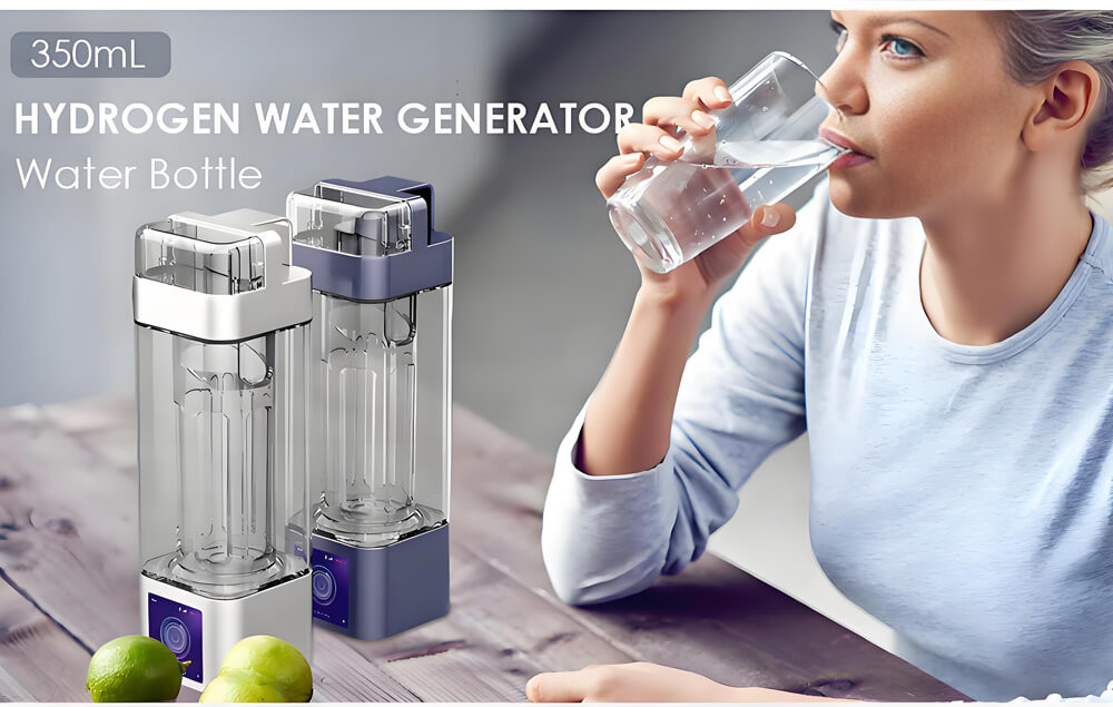 Hydrogen Water Bottle Food Grade Tritan Material UV Logo Printable