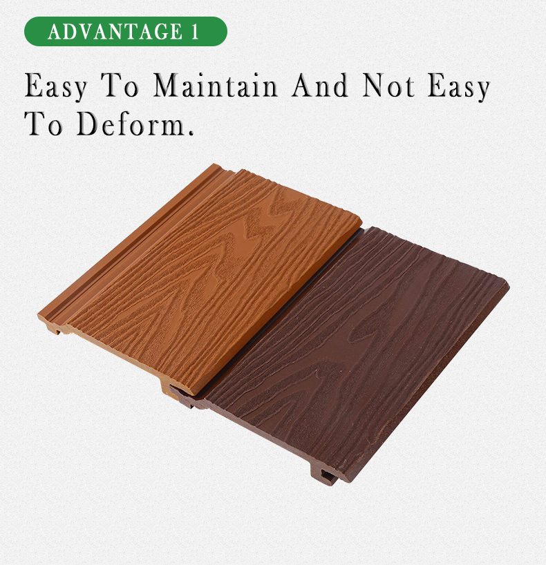 Hotel Durable Bamboo Fiber Covering Decoration For Ponds And Gardens Wpc Wall Panel
