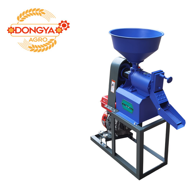 Gasoline Type Mini Rice Mill Single Phase 7HP 160kg Per Hour