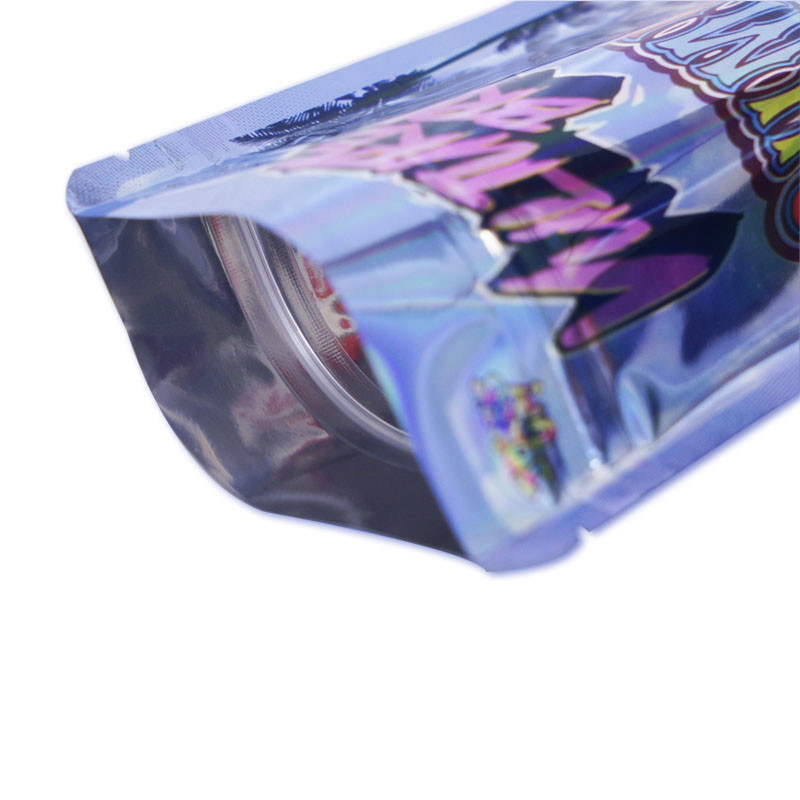 3.5g Aluminized Foil Smell Proof Mylar Packaging Bag 8th Plug Zip Lock Mylar Bags