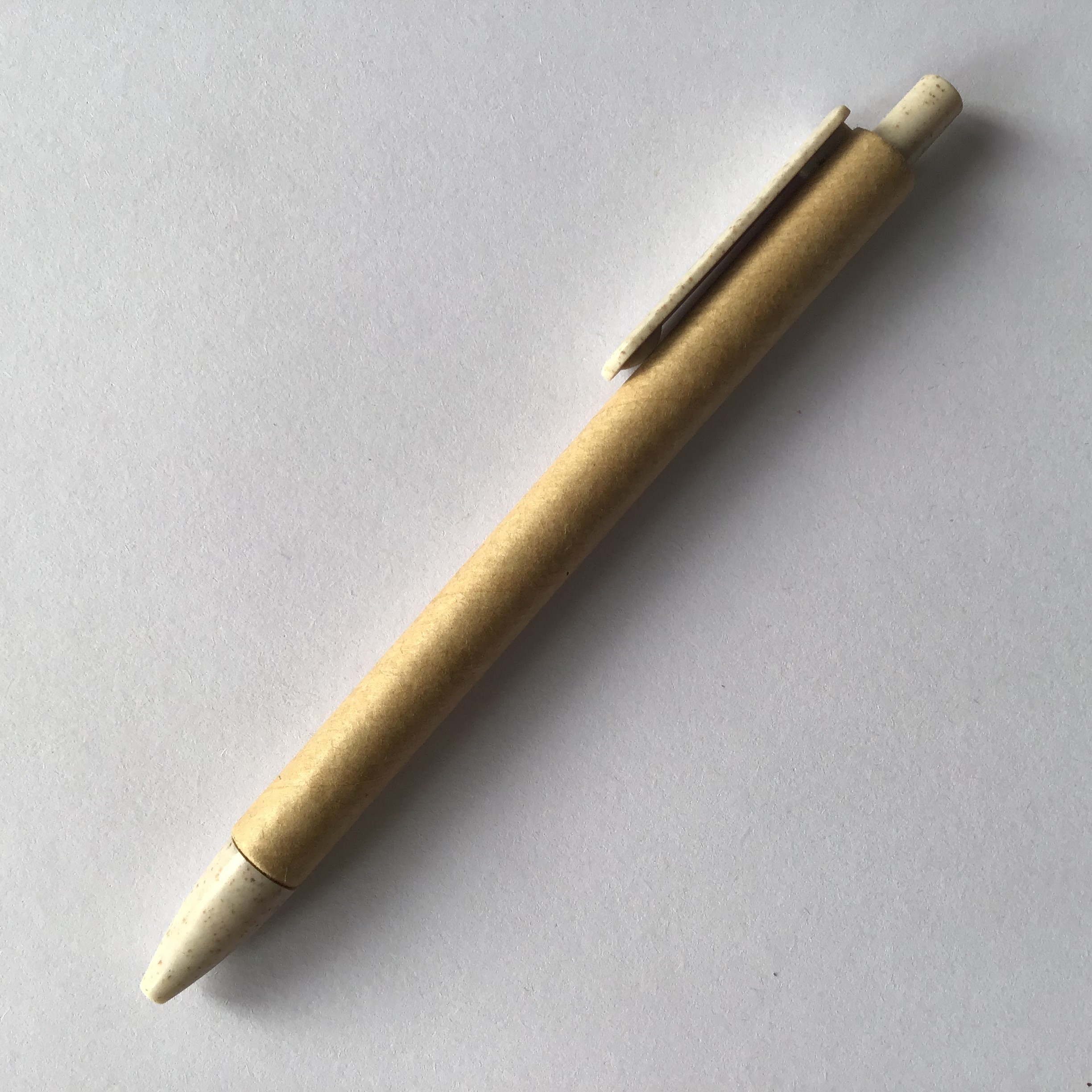biodegradable pen made by paper and straw with printing LOGO