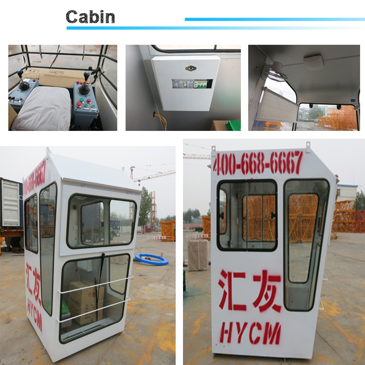 QTD2520 High Efficiency Small Luffing Tower Crane with High Specifications for Civil Project