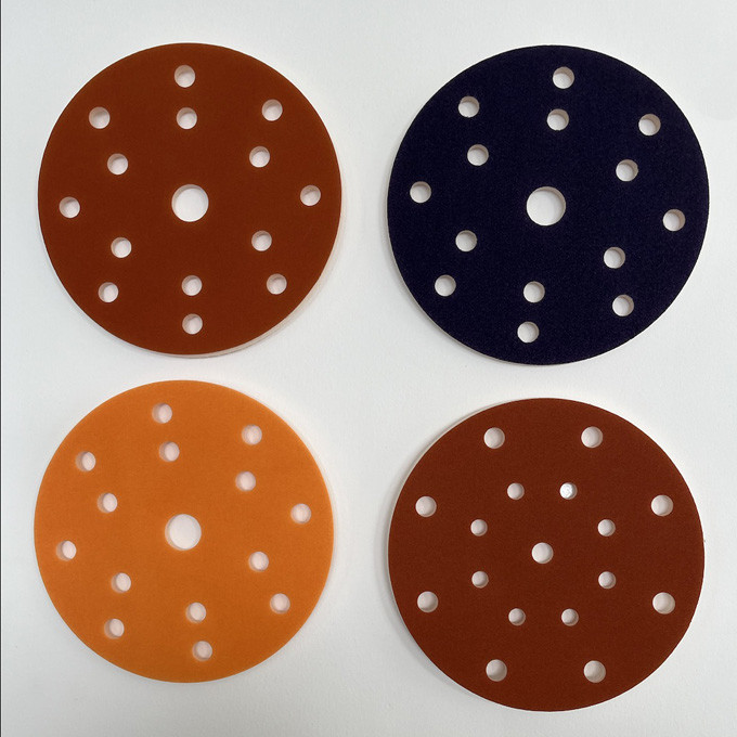 150mm 15hole Abrasive Sanding Sponge Pads Car Paint Removal Wet Orbital Sander