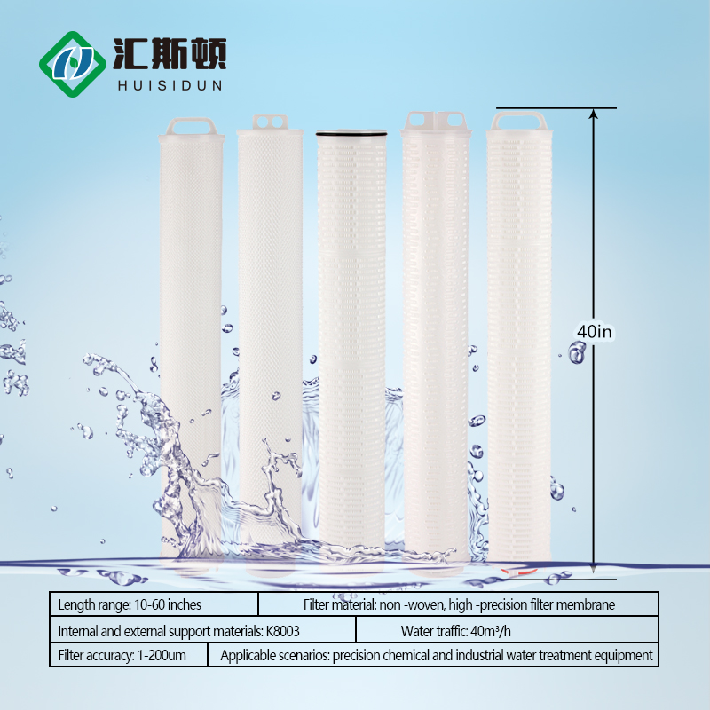 High Flow Water Desalination Filter Cartridge for Chemical Industry and Water Filtration