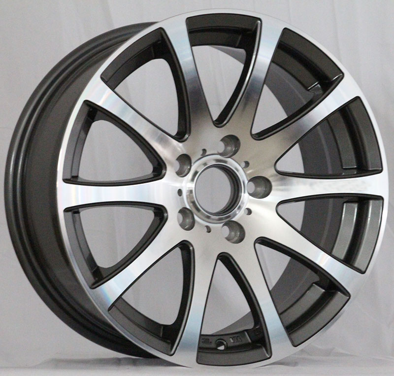 5 Spoke Machine Face Positive ET 5×120 17 Inch Staggered Rims