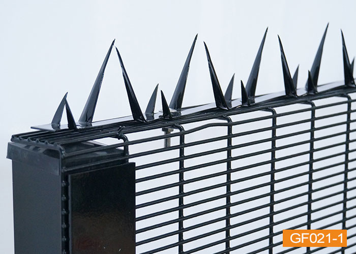 Square Post Flat Bar Anti Climb Mesh Fence for Airport
