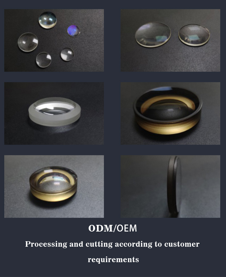 Prism Filter Optical Components Glass Convex Lens Customized OEM ODM